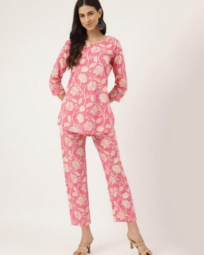 Pink Printed Loungewear/Nightwear