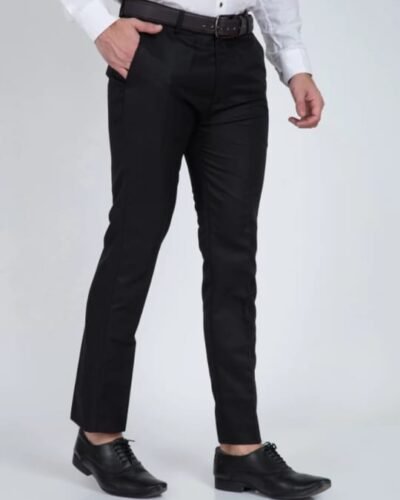 Casual Black Formal Pants