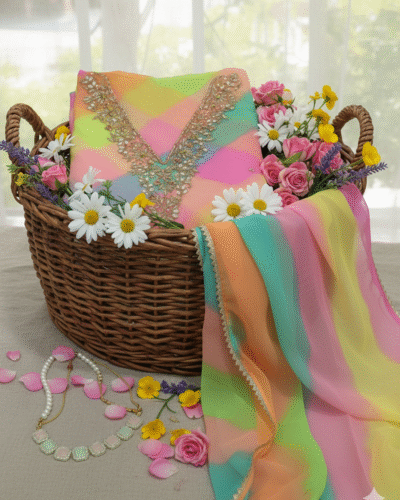 Goerget unstitched dress material